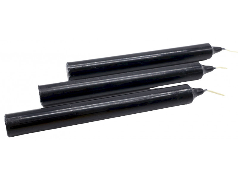 Bougie Teintée 22cm | Noir Pas Cher | Livraison Rapide
