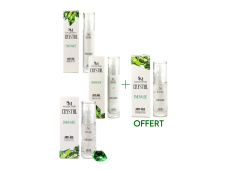 Coffret anti-âge Émeraude naturelle pas cher