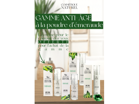 Coffret anti-âge Émeraude naturelle pas cher