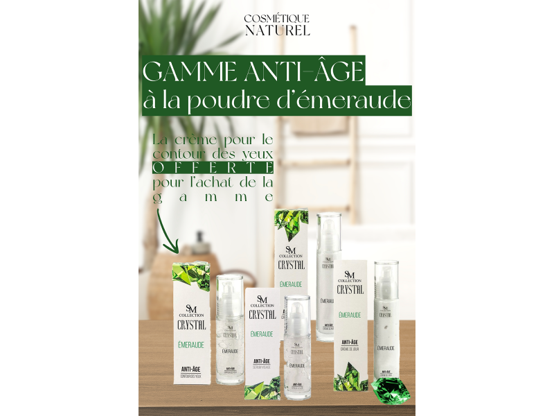 Coffret anti-âge Émeraude naturelle pas cher