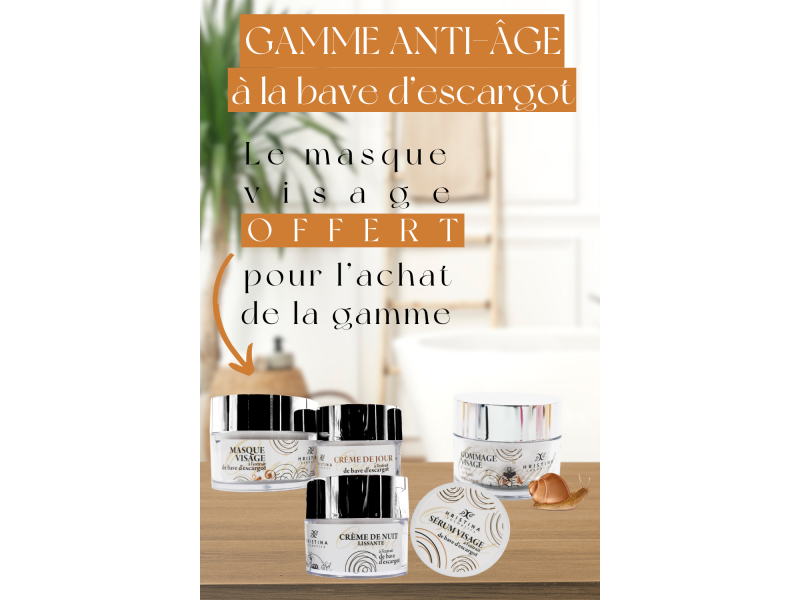 Coffret anti-âge à la bave d'escargot pas cher