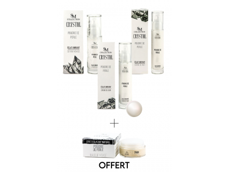 Coffret à la poudre de perle 100% Naturel pas cher