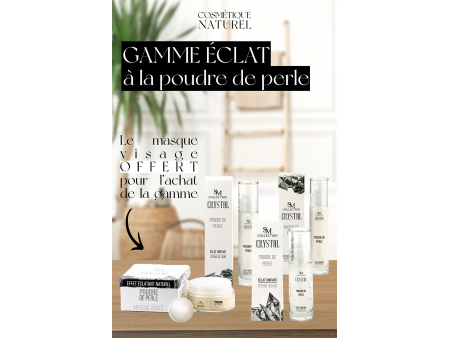 Coffret à la poudre de perle 100% Naturel pas cher
