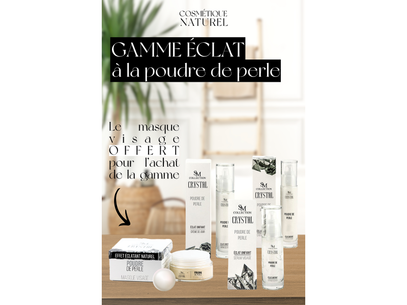 Coffret à la poudre de perle 100% Naturel pas cher